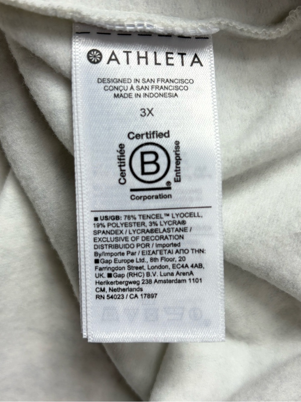 NWT ATHLETA Coaster Luxe Relaunch Sweatshirt 3X Light Gray Heather Pullover - Picture 9 of 12